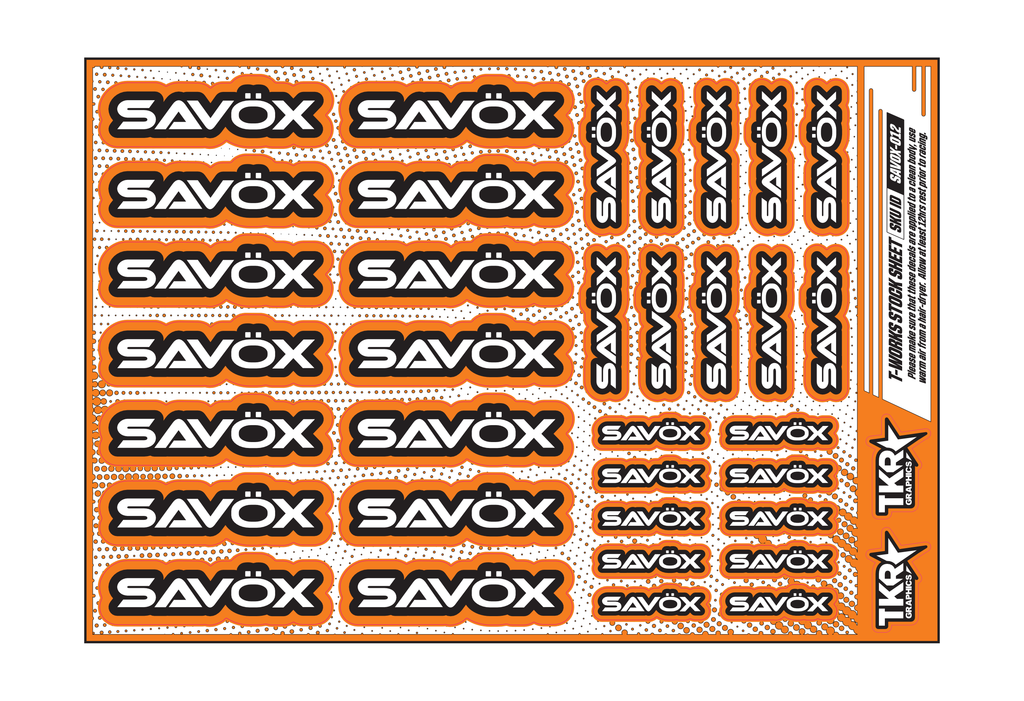 SAVOX A5 STOCK SHEET