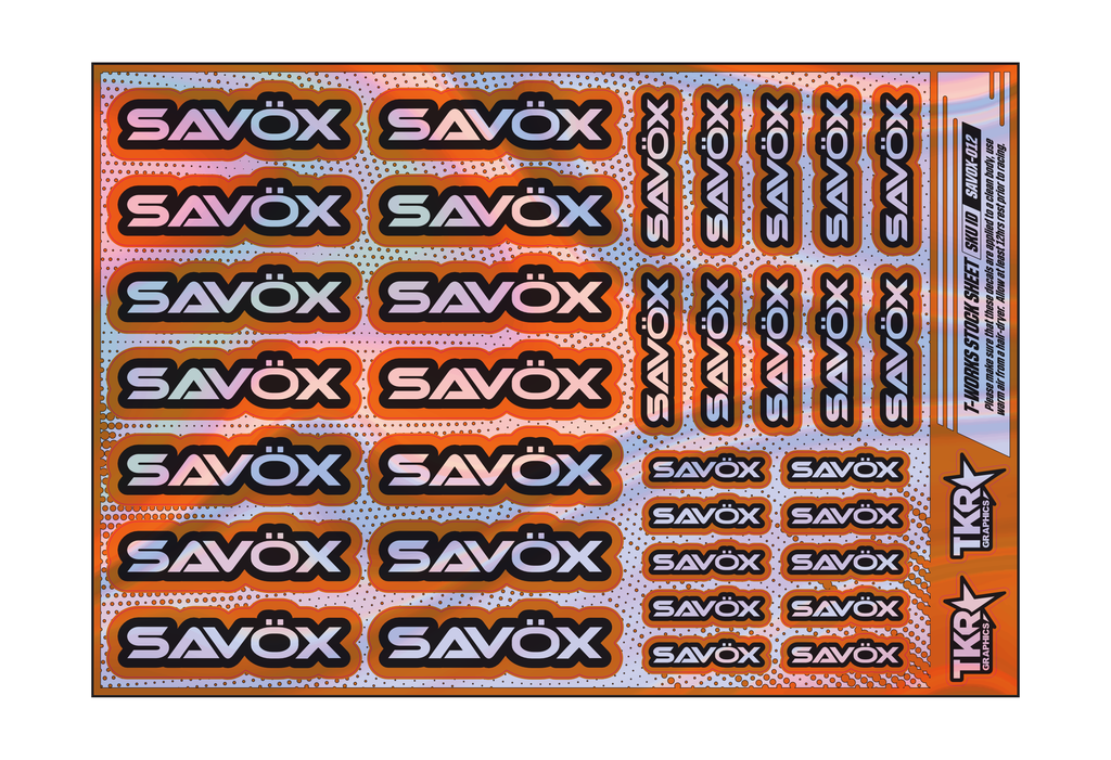 HOLOGRAPHIC SAVOX A5 STOCK SHEET