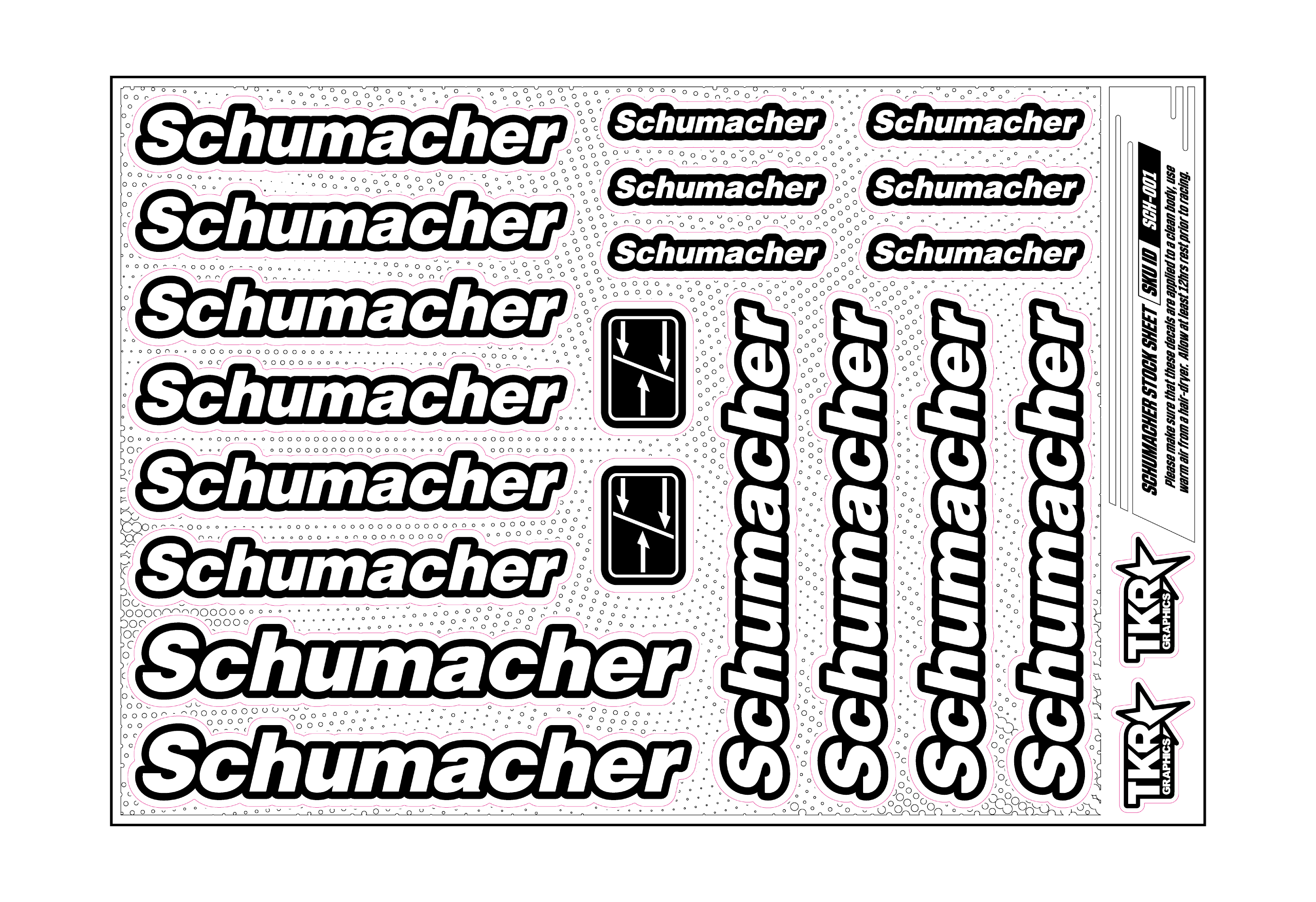 SCHUMACHER A5 STOCK SHEET