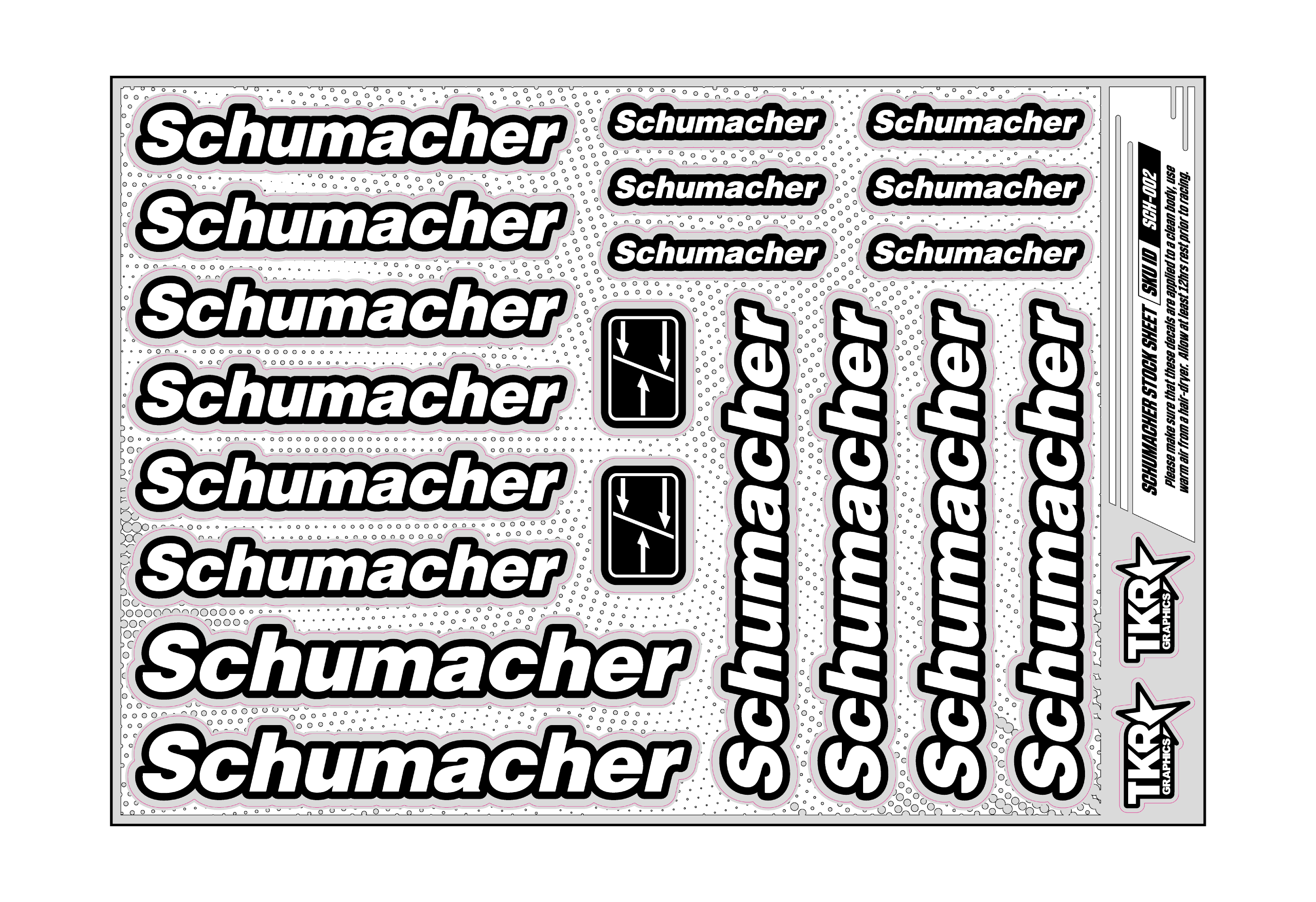 SCHUMACHER A5 STOCK SHEET