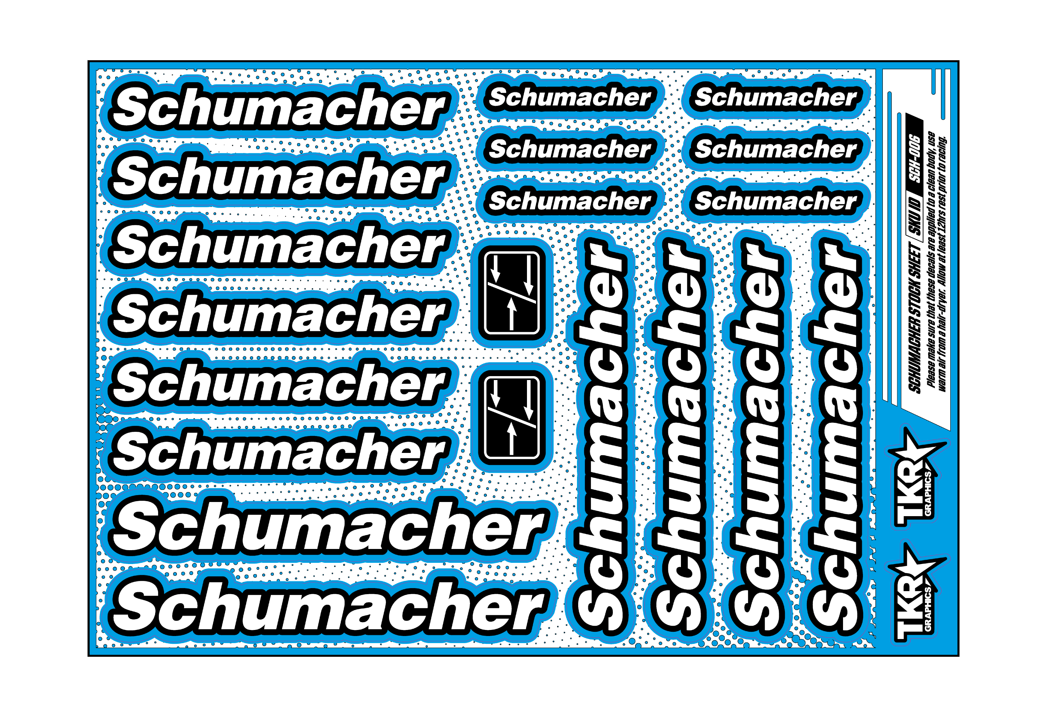 SCHUMACHER A5 STOCK SHEET