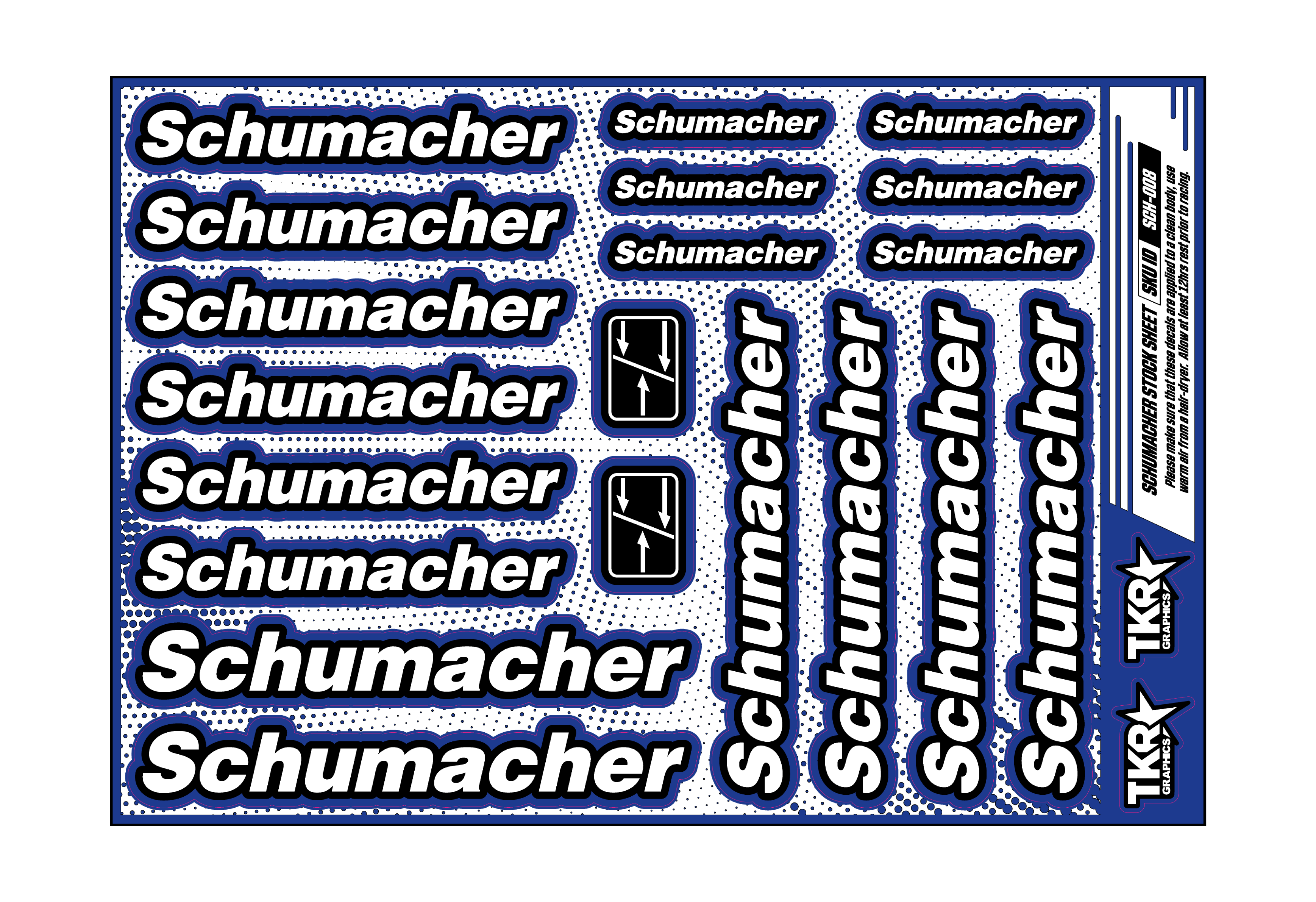 SCHUMACHER A5 STOCK SHEET