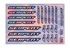 HOLOGRAPHIC SERPENT A5 STOCK SHEET