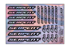 HOLOGRAPHIC SERPENT A5 STOCK SHEET