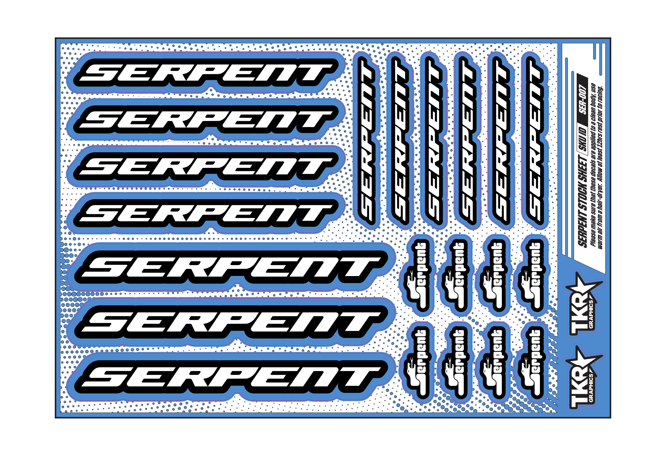 SERPENT A5 STOCK SHEET