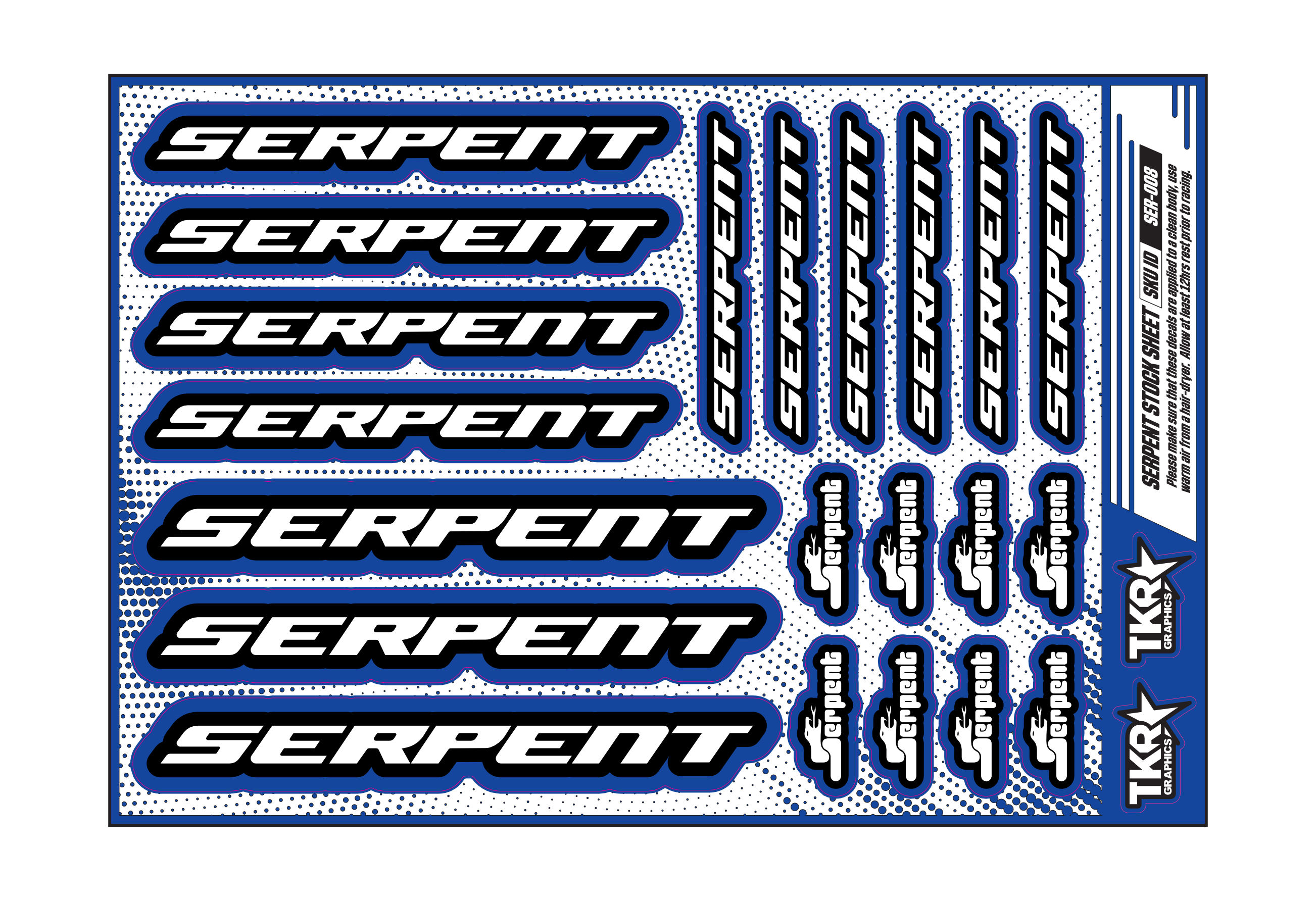 SERPENT A5 STOCK SHEET