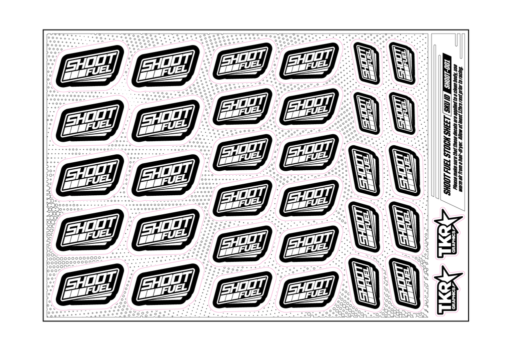 SHOOT FUEL A5 STOCK SHEET