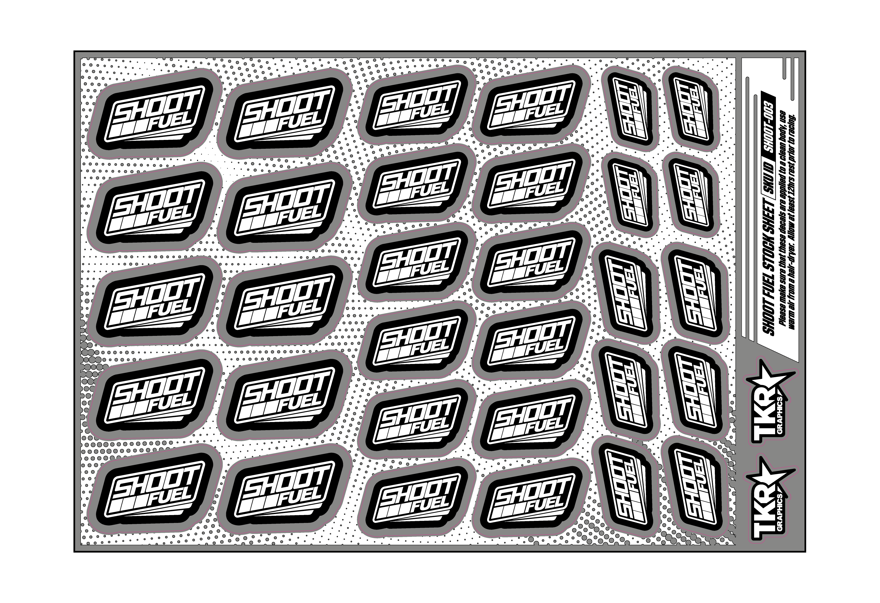 SHOOT FUEL A5 STOCK SHEET