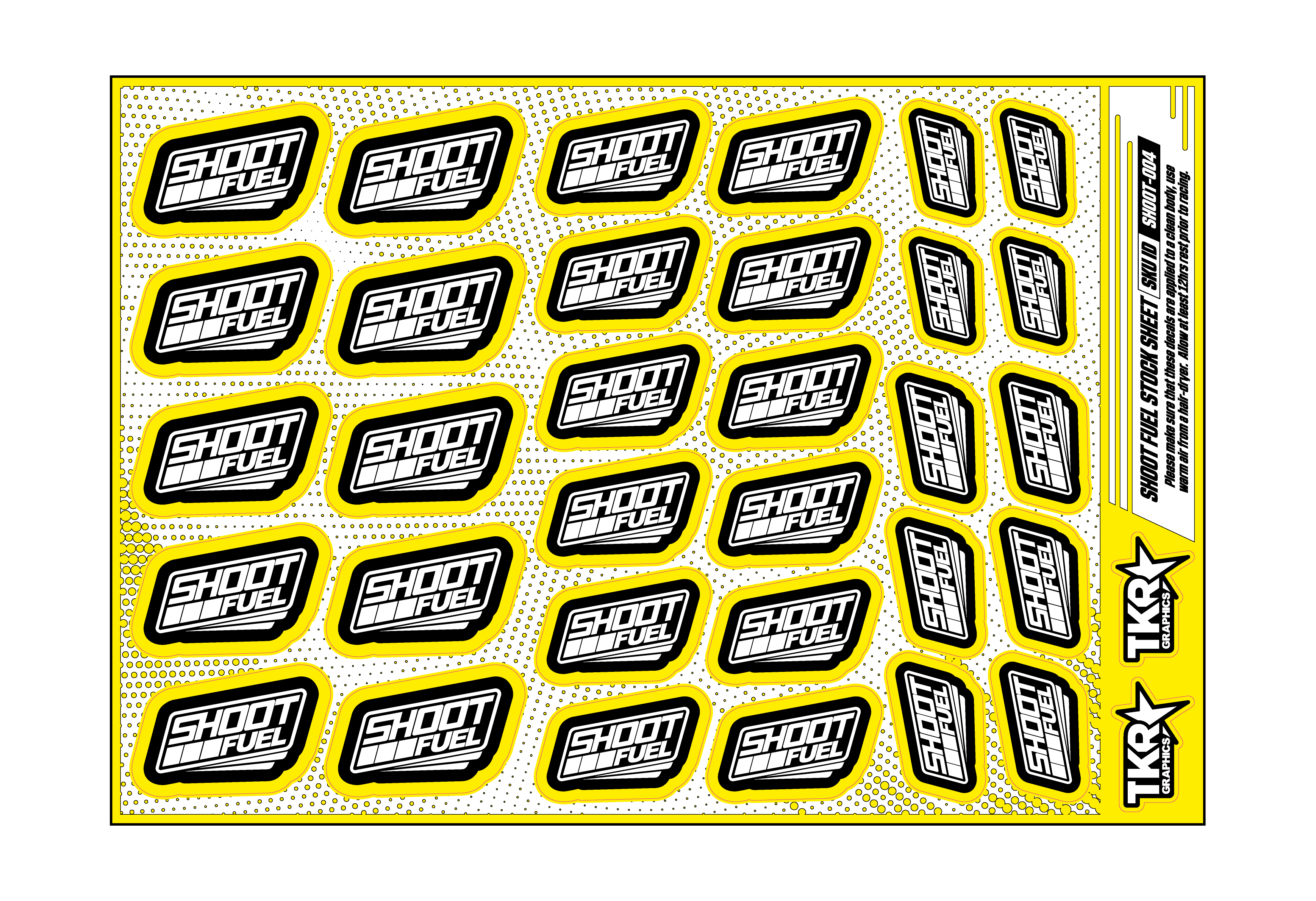 SHOOT FUEL A5 STOCK SHEET