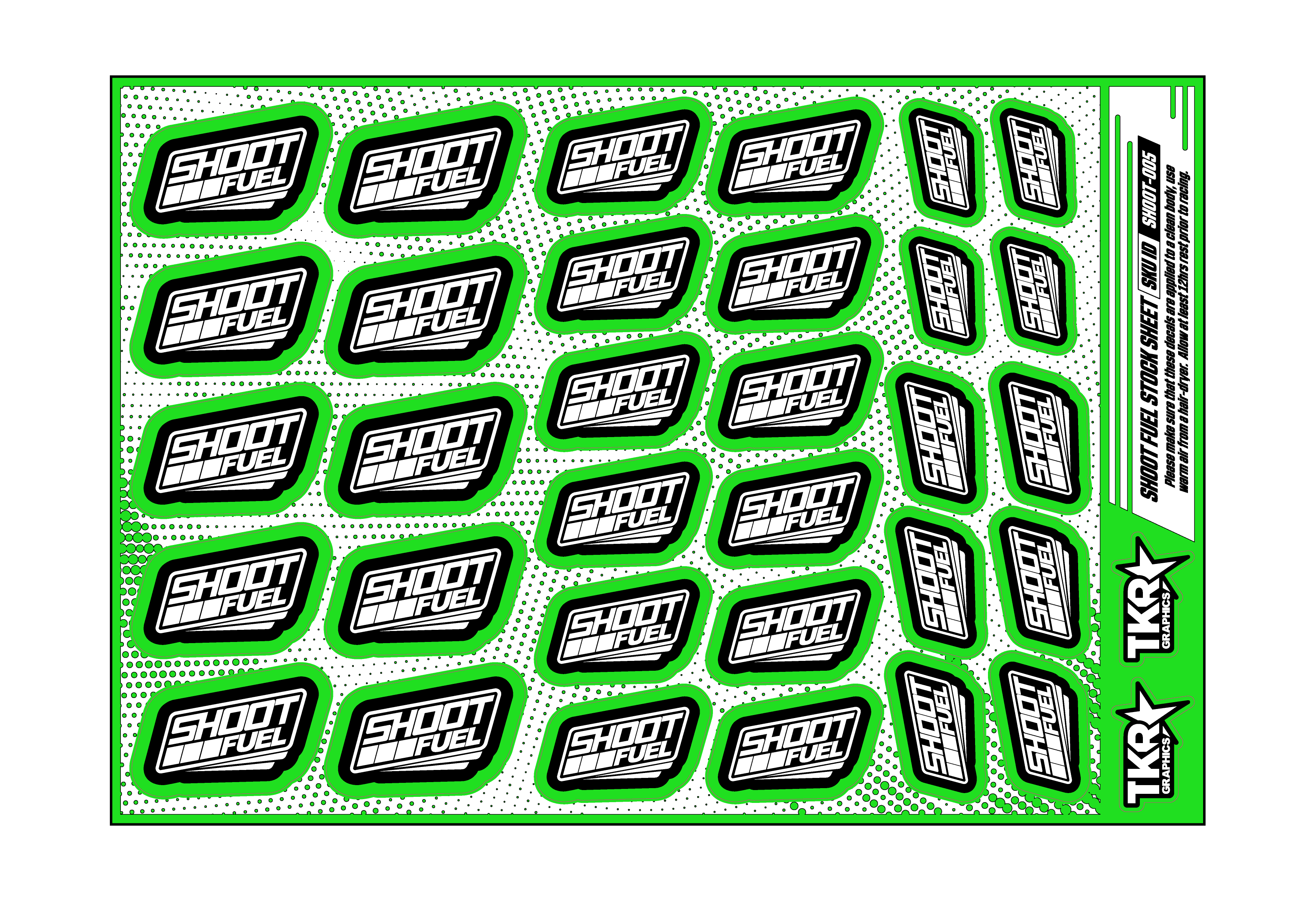 SHOOT FUEL A5 STOCK SHEET