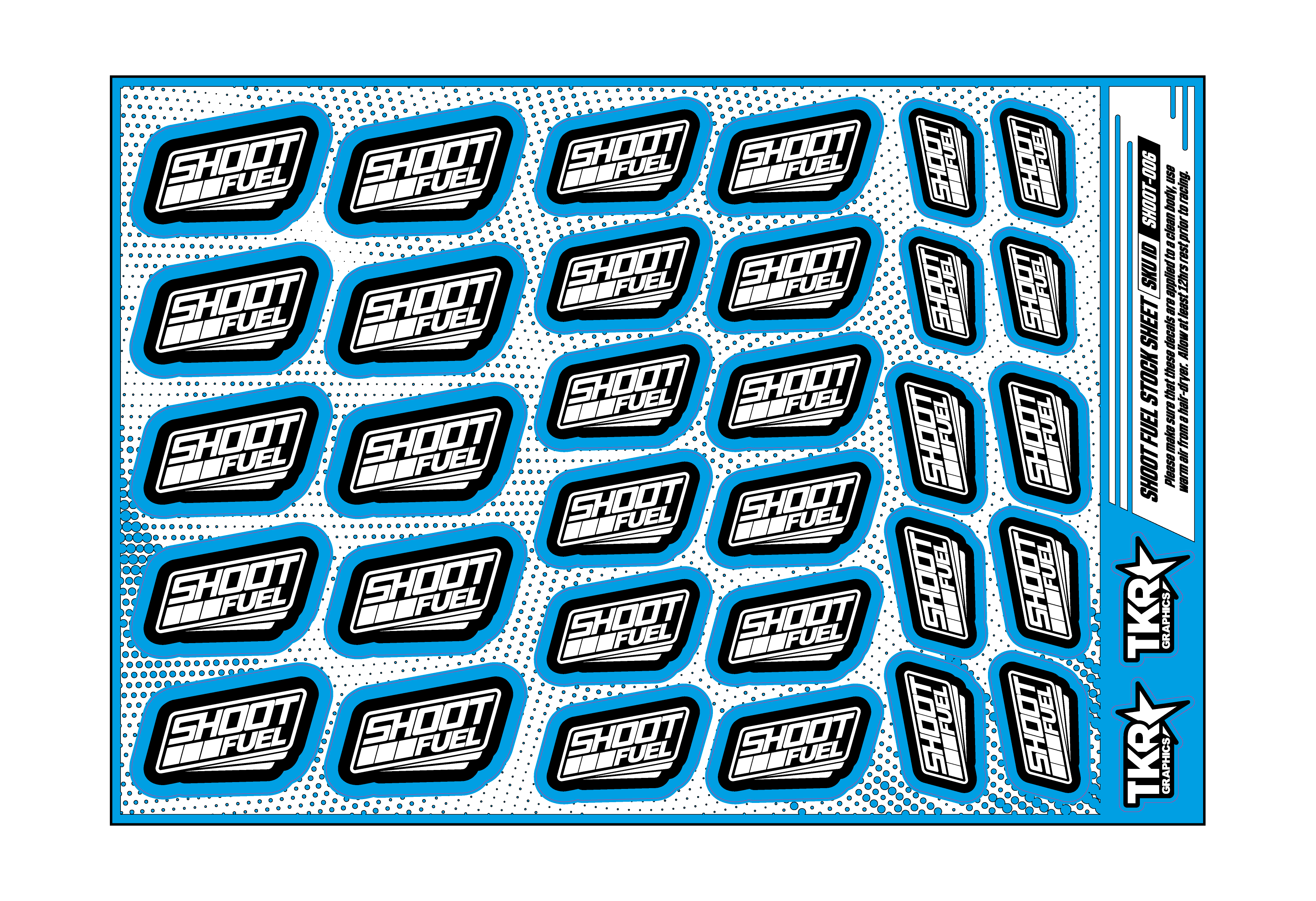 SHOOT FUEL A5 STOCK SHEET