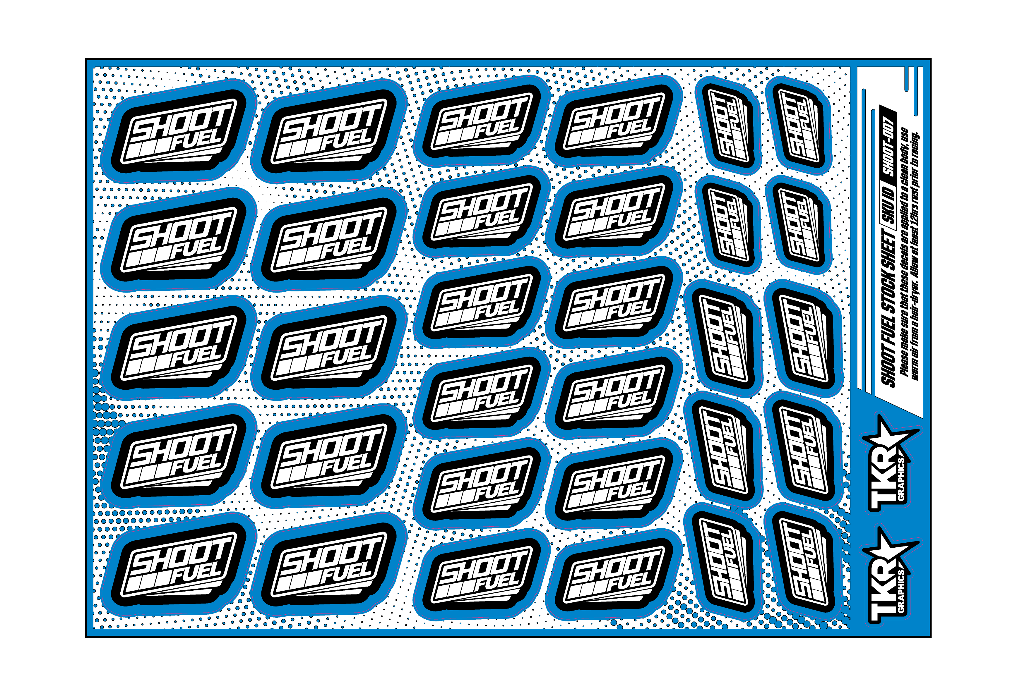 SHOOT FUEL A5 STOCK SHEET