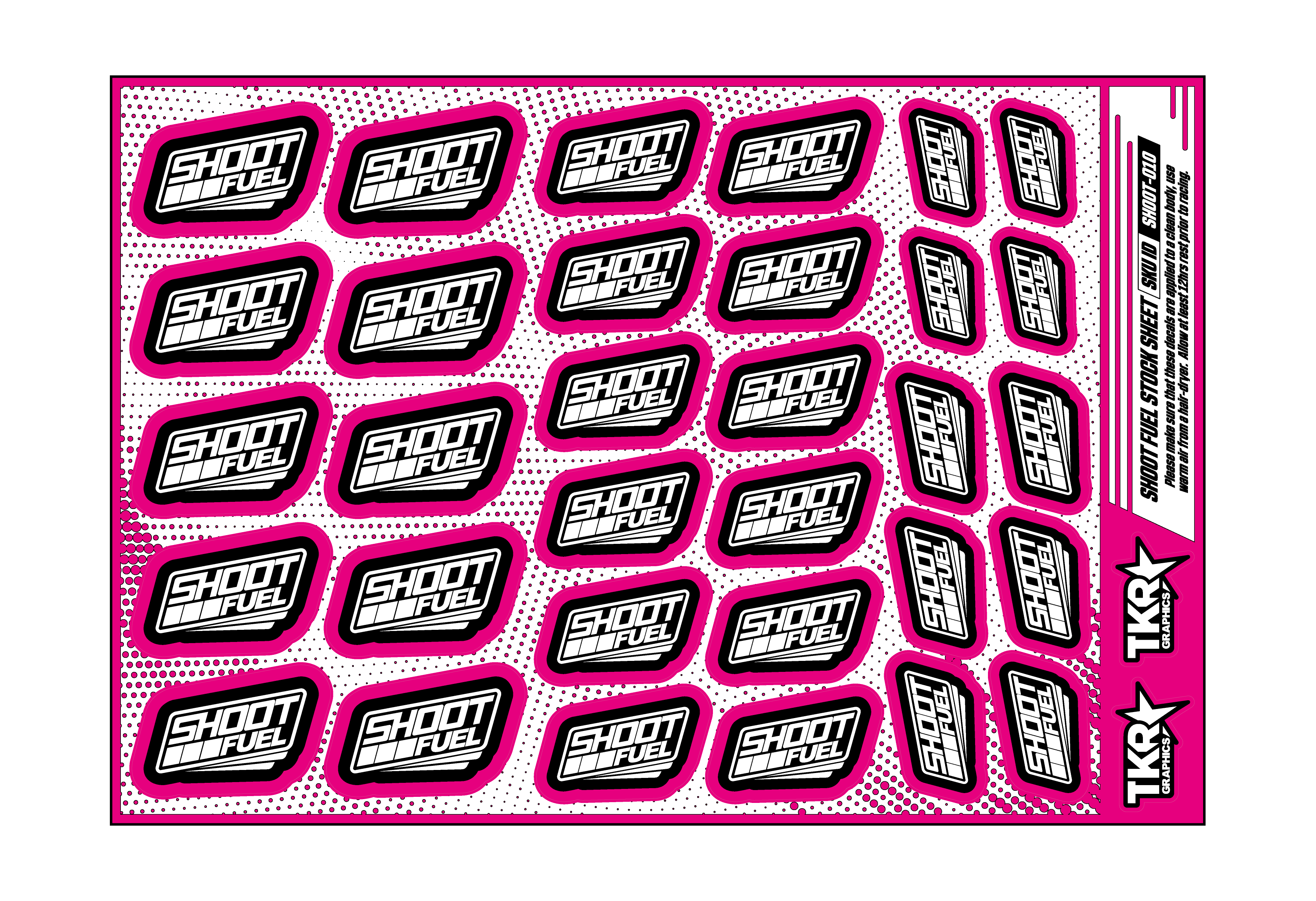 SHOOT FUEL A5 STOCK SHEET