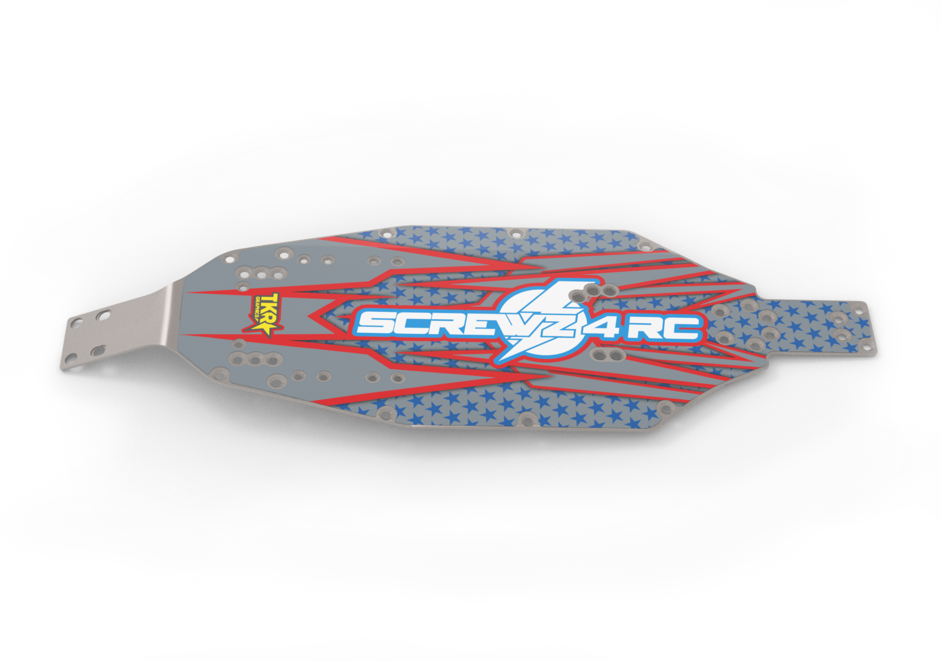 TEAM XRAY XB2C 2024 (321119) CHASSIS PROTECTOR SKIN