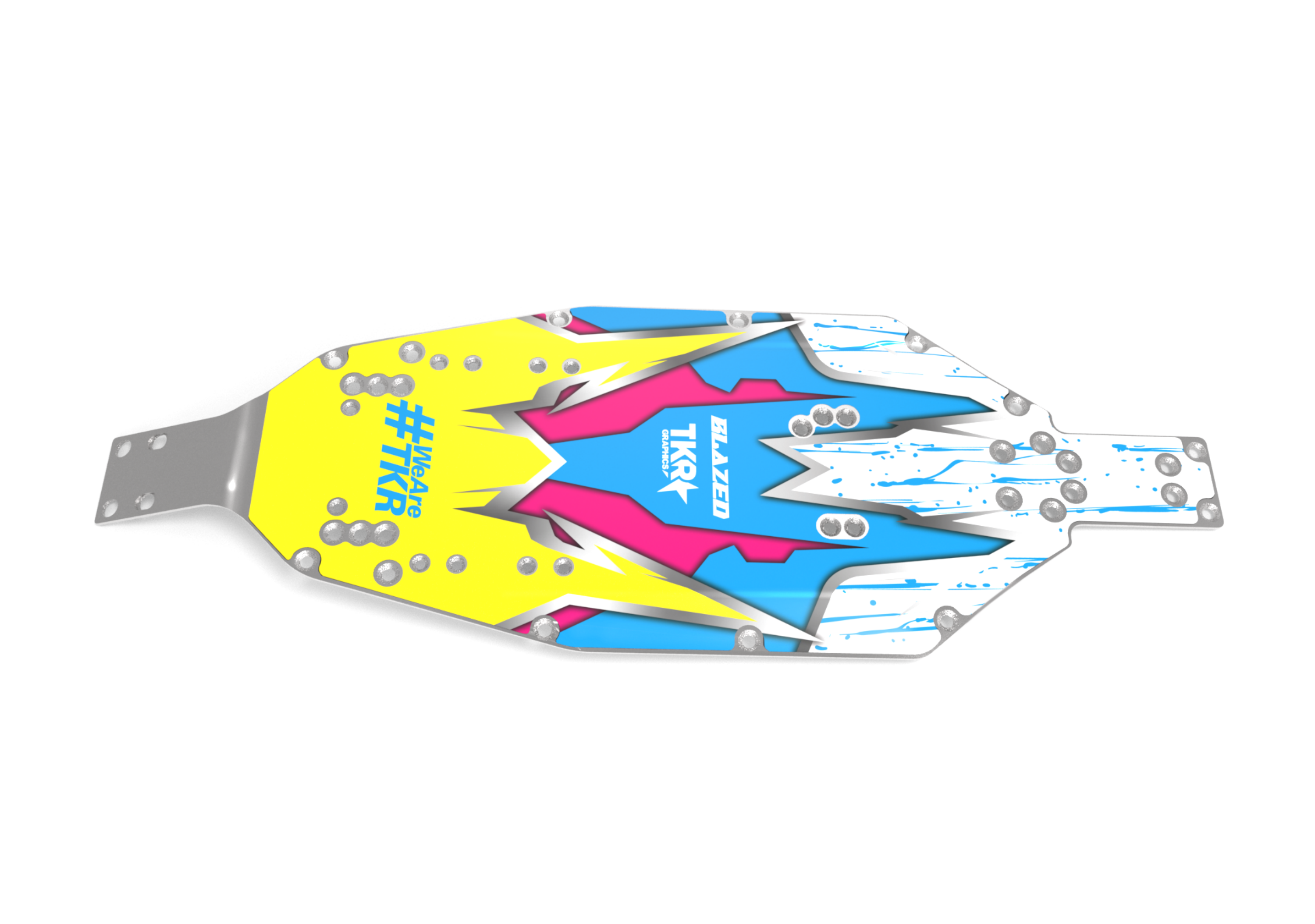 TEAM XRAY XB2D 2024 (321120) CHASSIS PROTECTOR SKIN