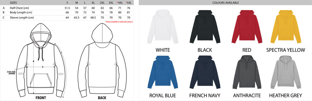 CUSTOM PRINTED HOODIE (PREMIUM)