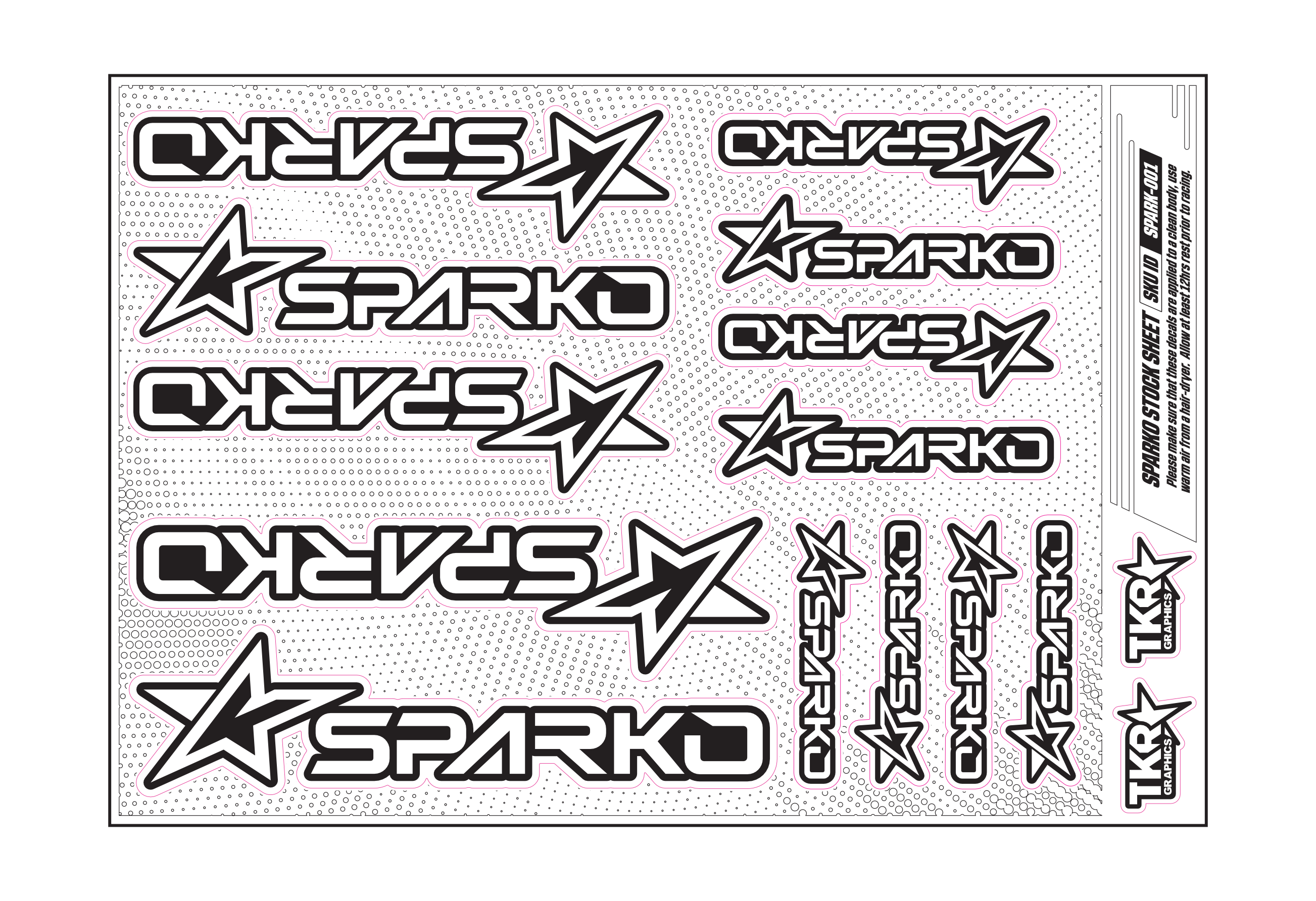 SPARKO A5 STOCK SHEET