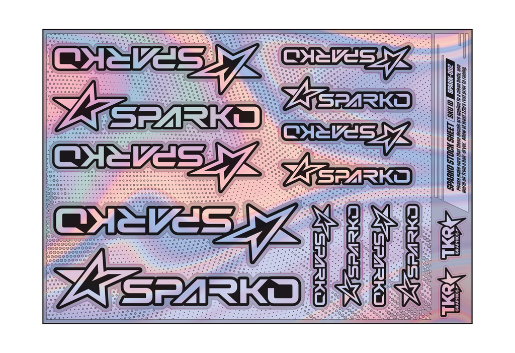 HOLOGRAPHIC SPARKO A5 STOCK SHEET
