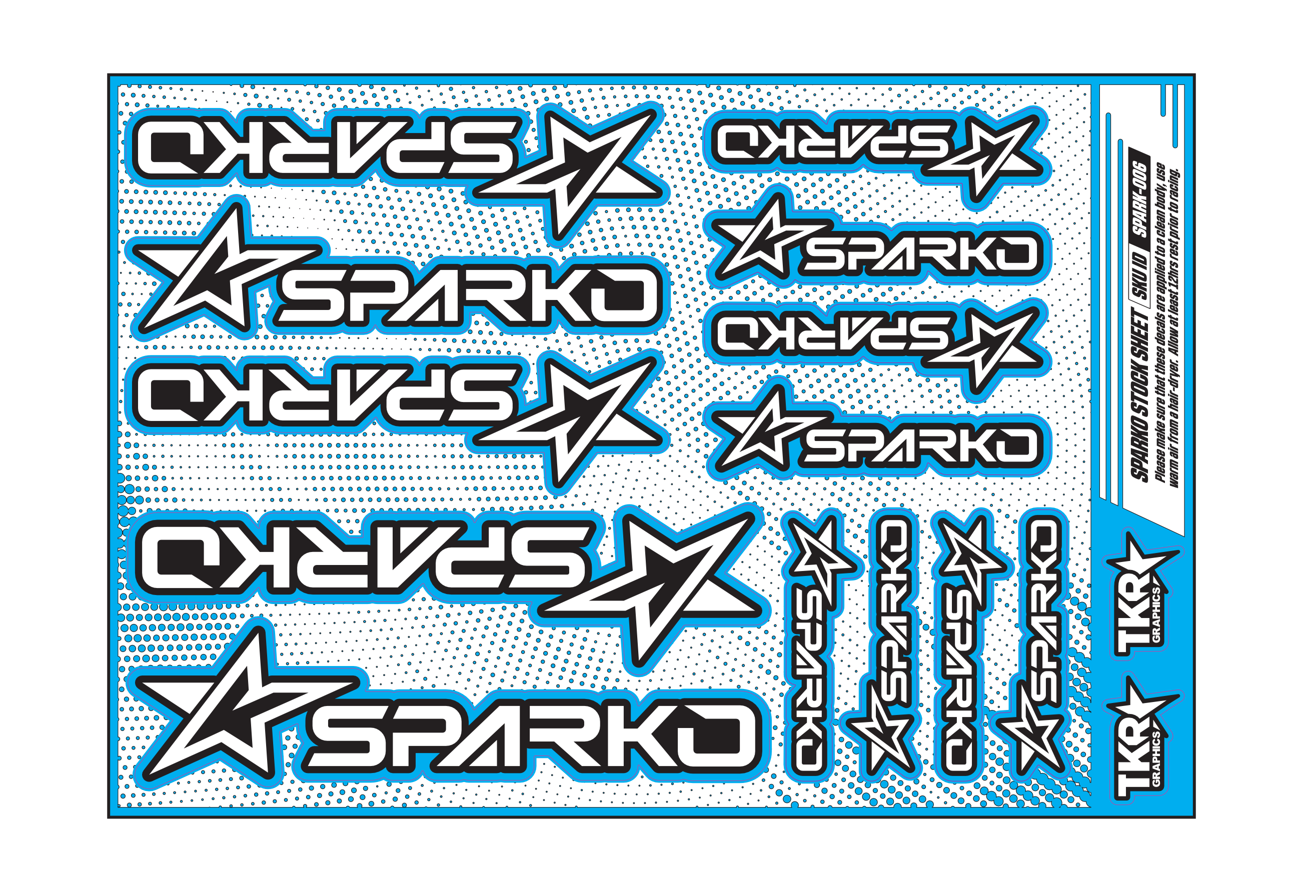 SPARKO A5 STOCK SHEET