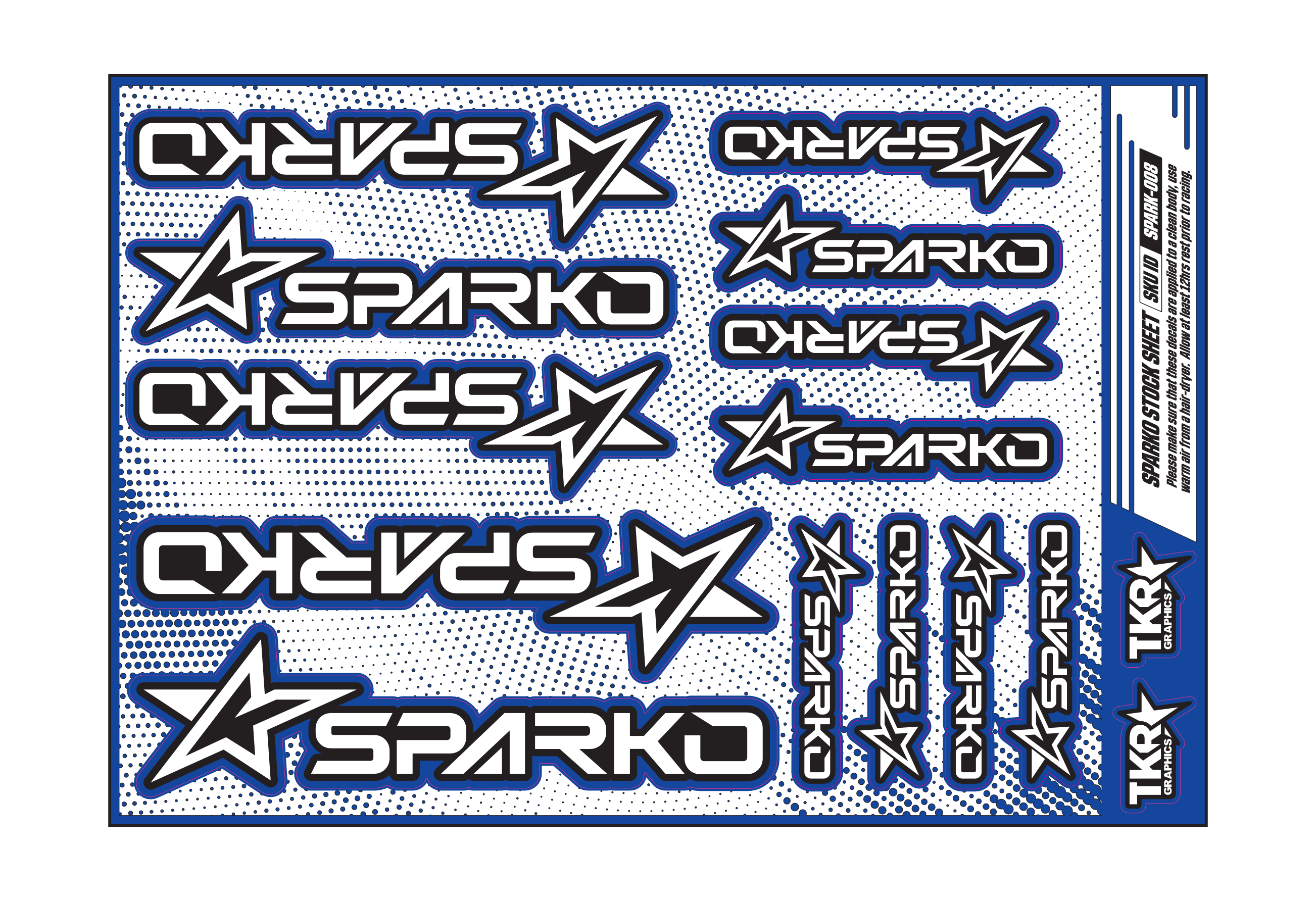 SPARKO A5 STOCK SHEET