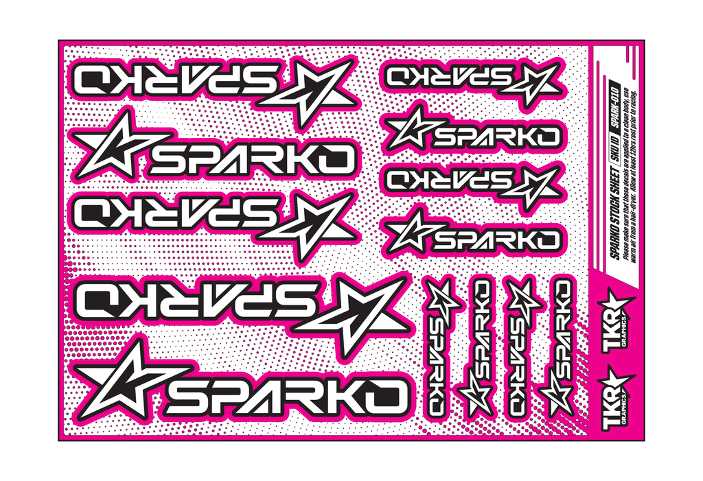 SPARKO A5 STOCK SHEET