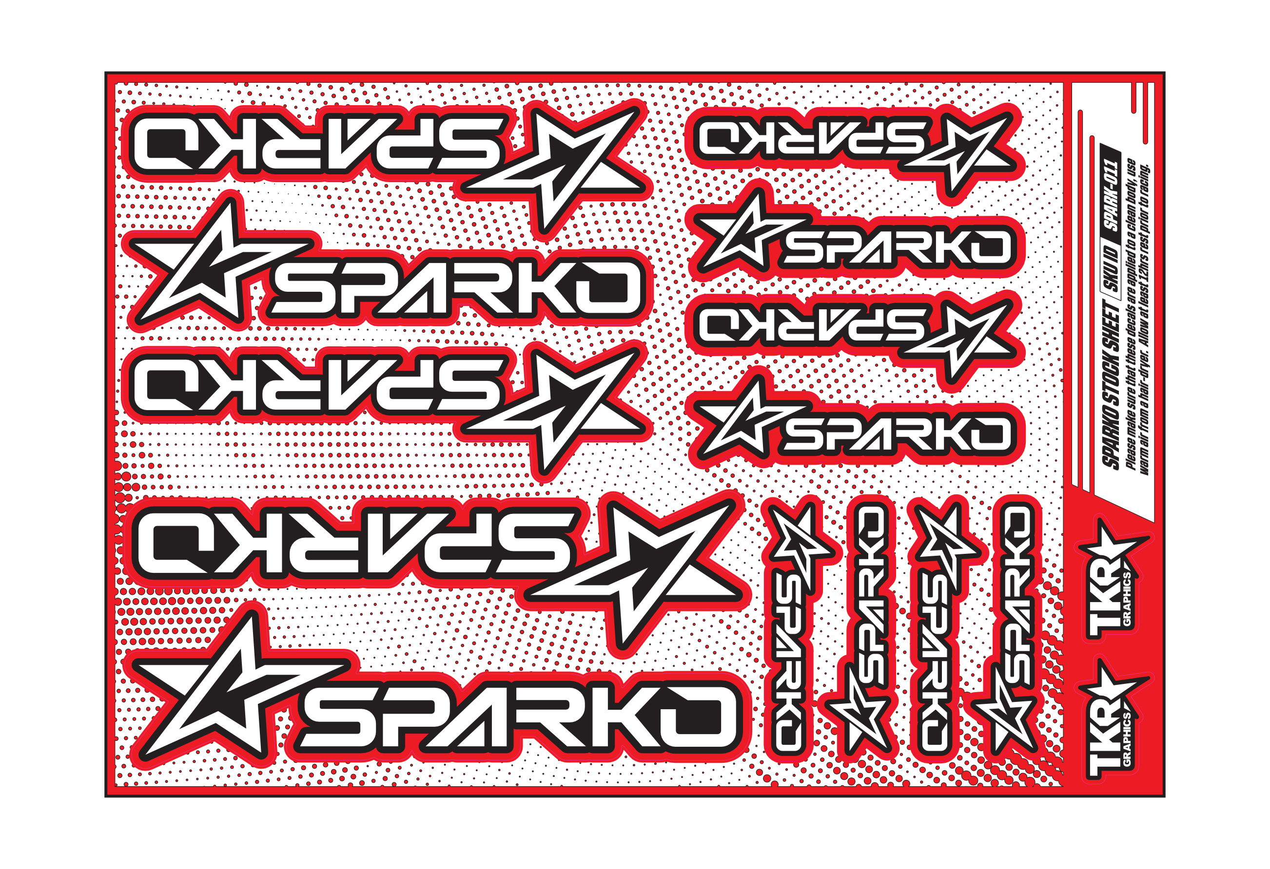 SPARKO A5 STOCK SHEET