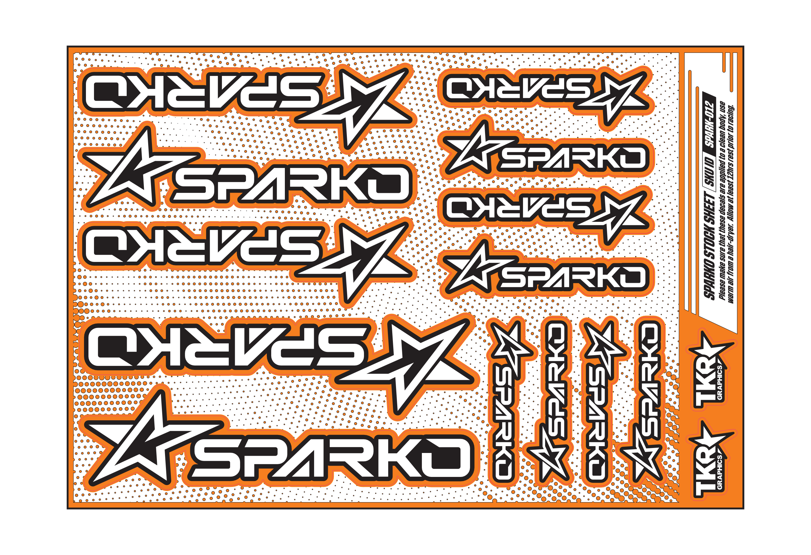 SPARKO A5 STOCK SHEET