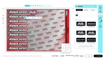SPONSOR DECAL SHEET
