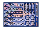 HOLOGRAPHIC SWORKZ A5 STOCK SHEET