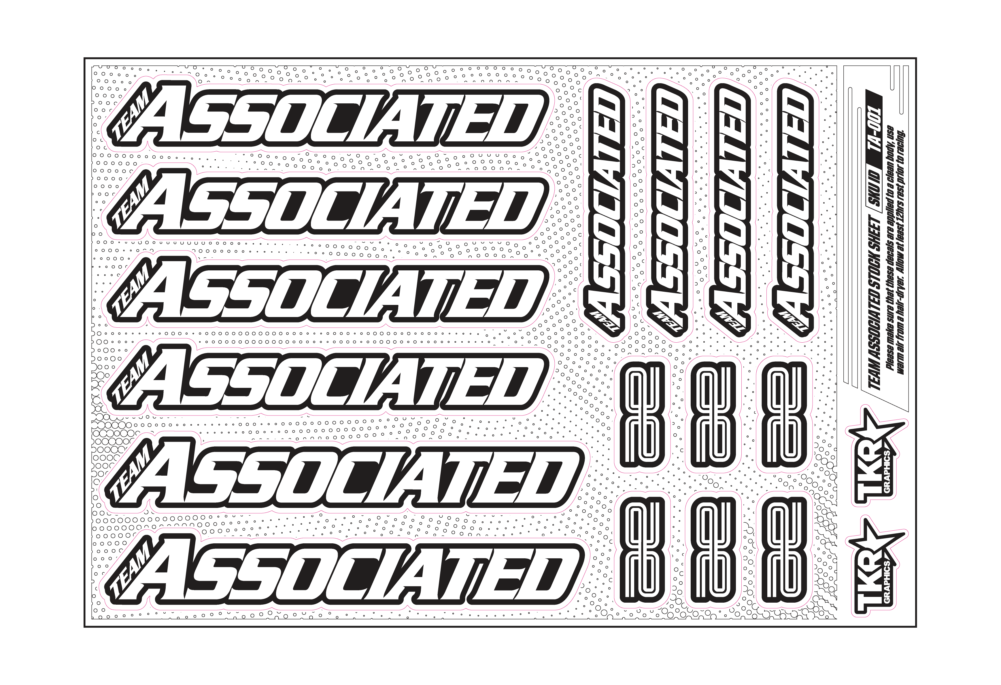 TEAM ASSOCIATED A5 STOCK SHEET