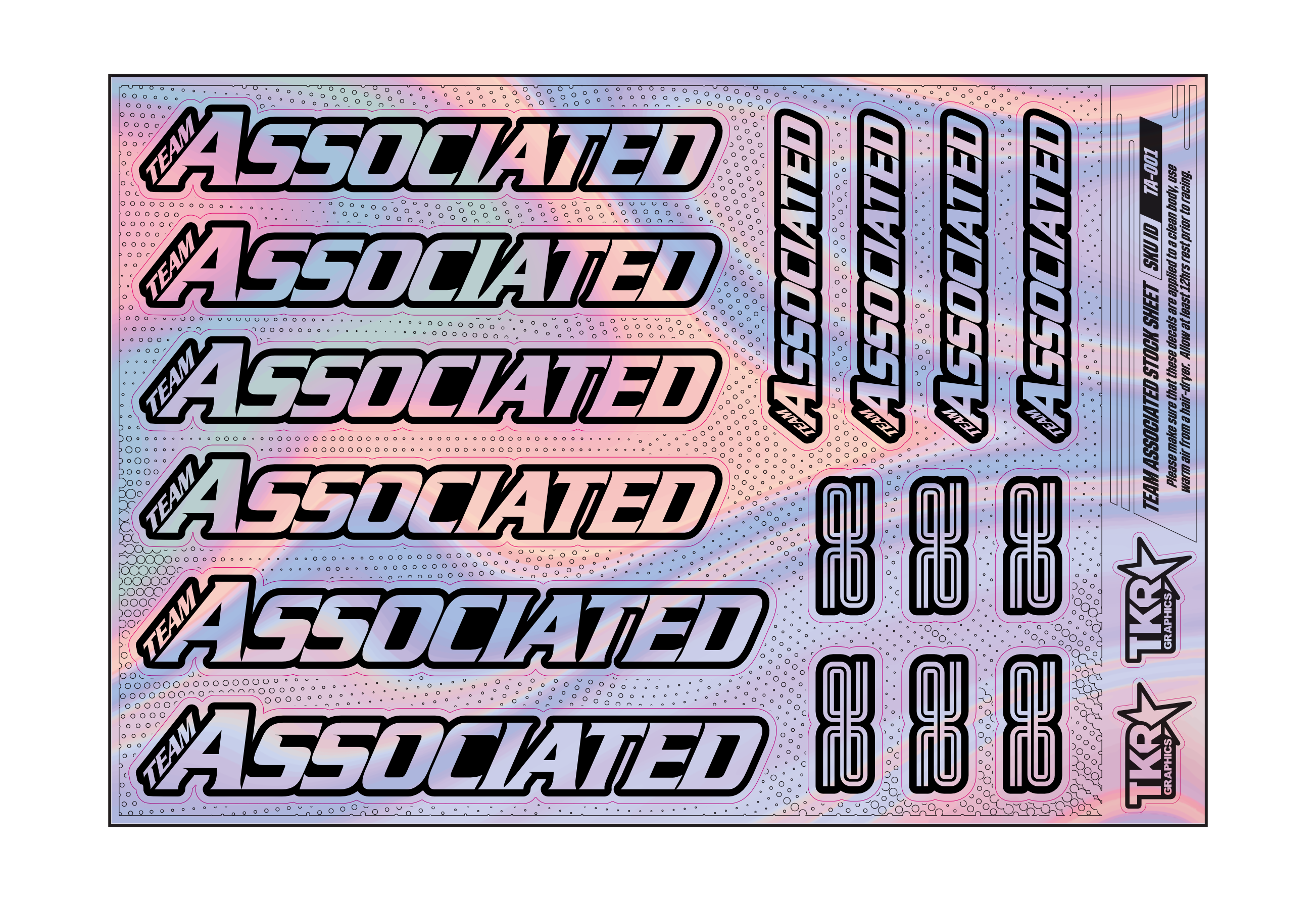 HOLOGRAPHIC TEAM ASSOCIATED A5 STOCK SHEET
