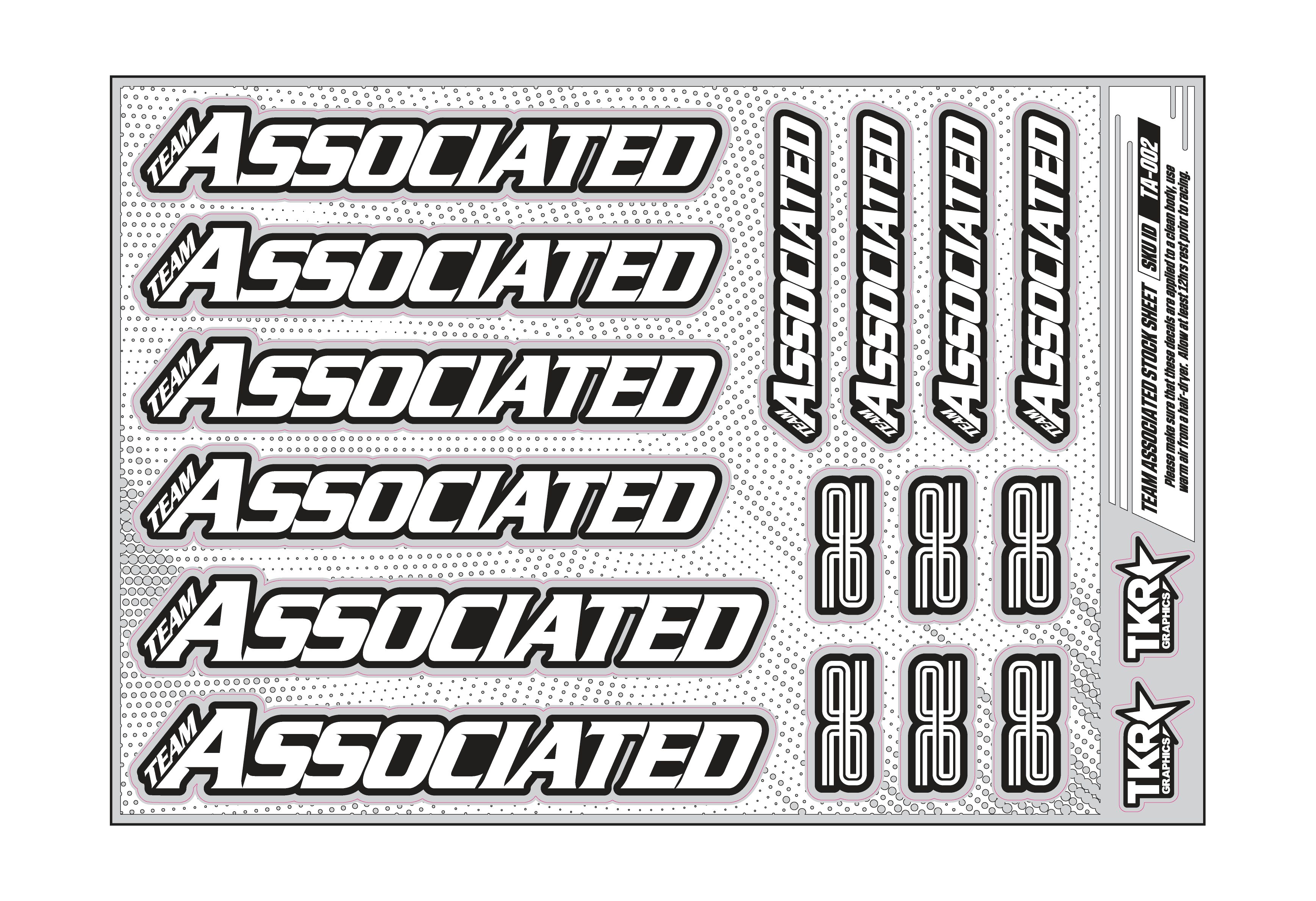 TEAM ASSOCIATED A5 STOCK SHEET