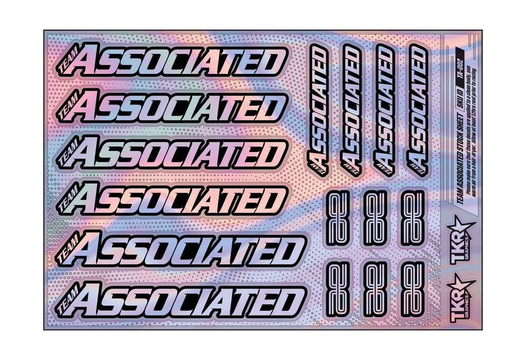 HOLOGRAPHIC TEAM ASSOCIATED A5 STOCK SHEET
