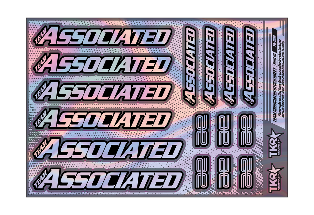 HOLOGRAPHIC TEAM ASSOCIATED A5 STOCK SHEET