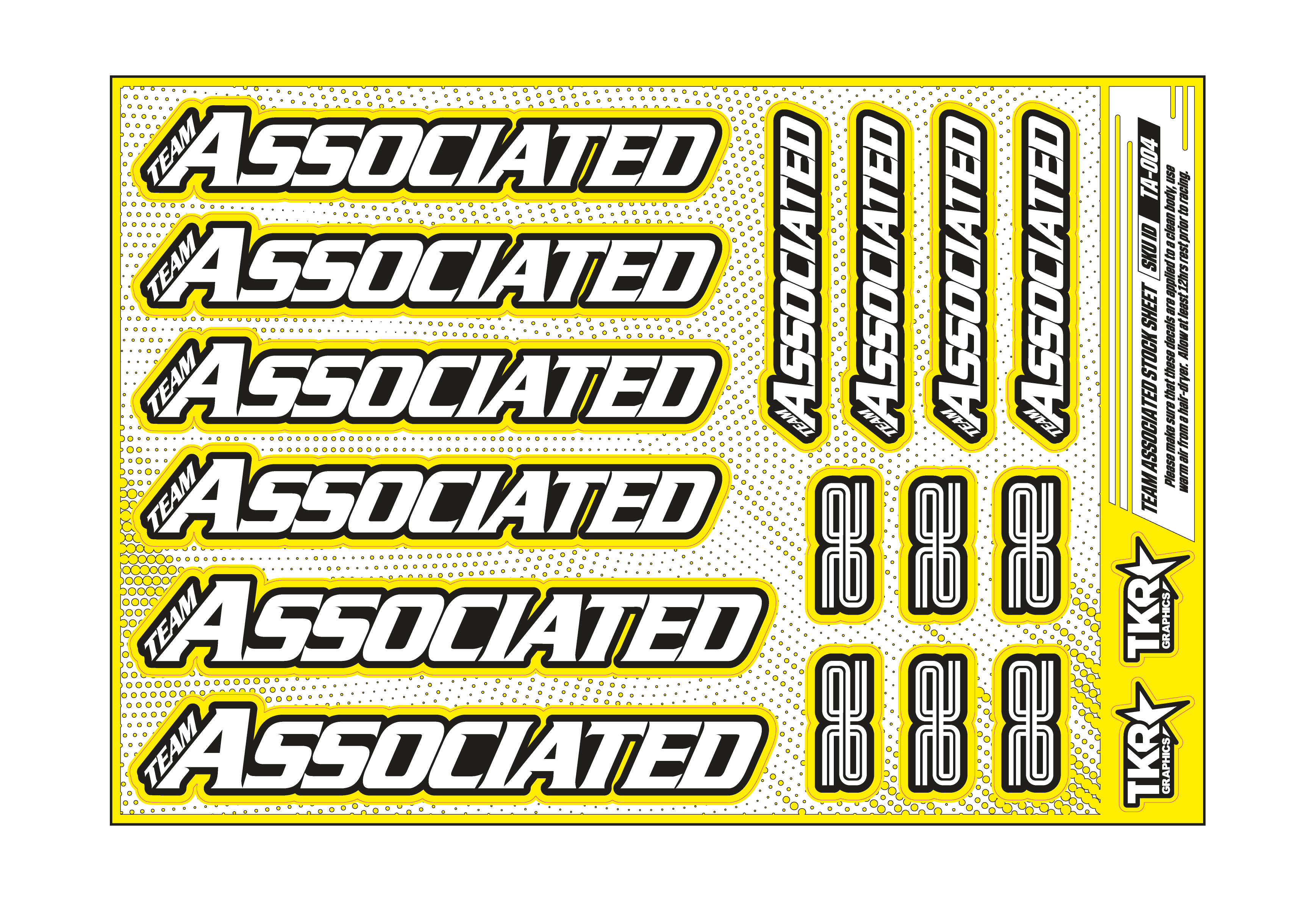 TEAM ASSOCIATED A5 STOCK SHEET