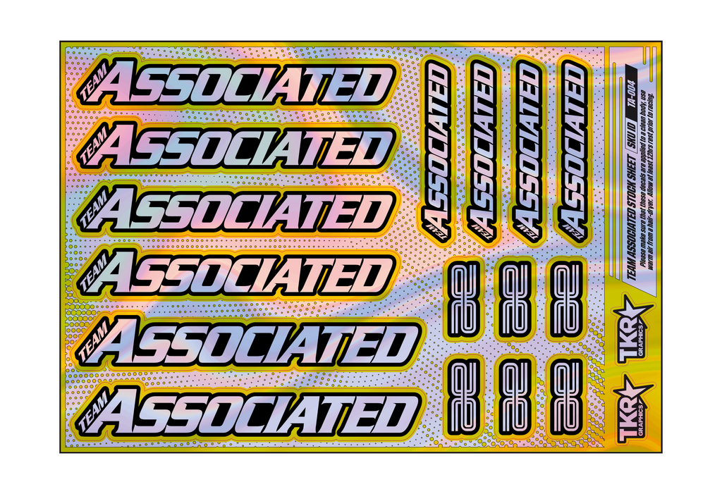 HOLOGRAPHIC TEAM ASSOCIATED A5 STOCK SHEET
