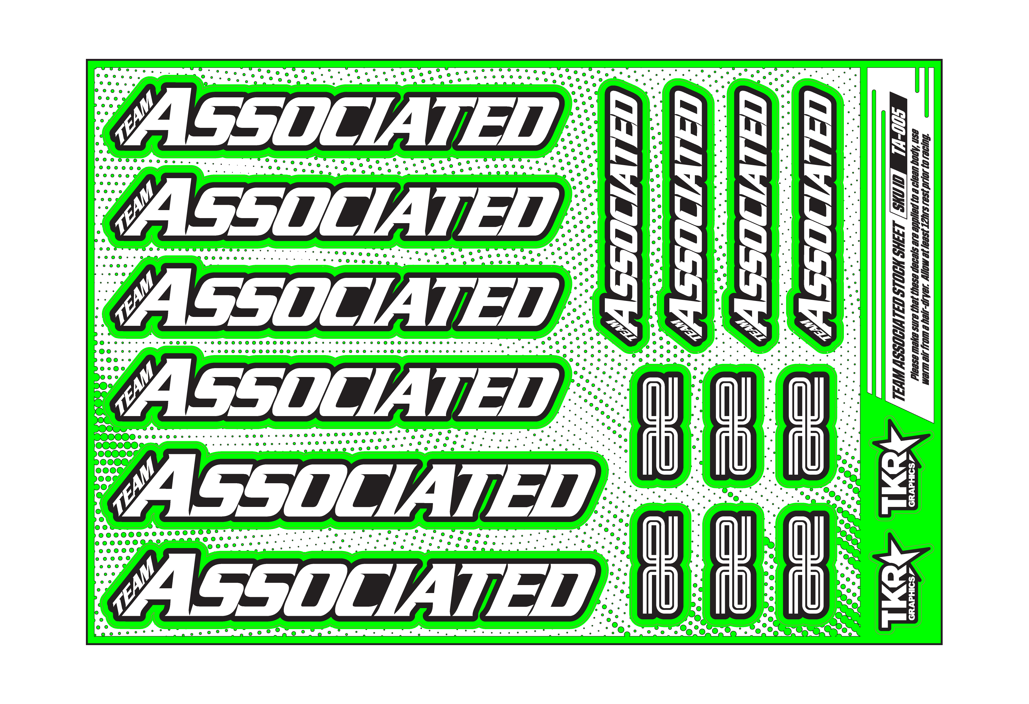 TEAM ASSOCIATED A5 STOCK SHEET