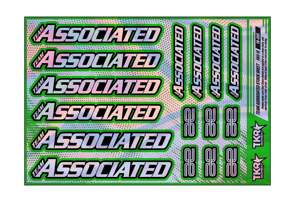 HOLOGRAPHIC TEAM ASSOCIATED A5 STOCK SHEET