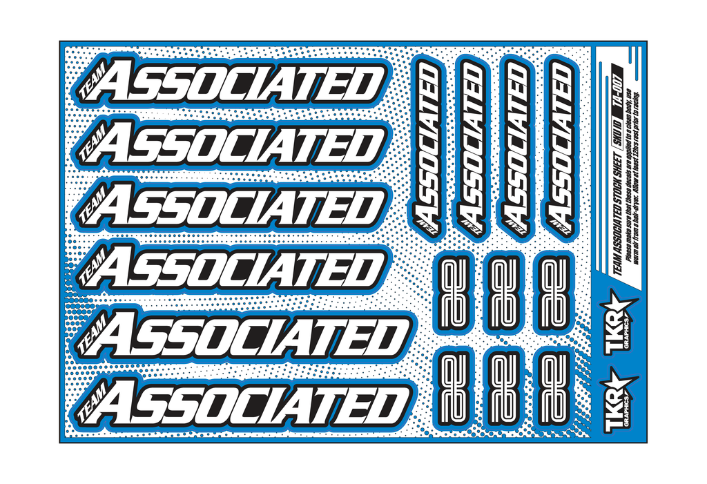 TEAM ASSOCIATED A5 STOCK SHEET