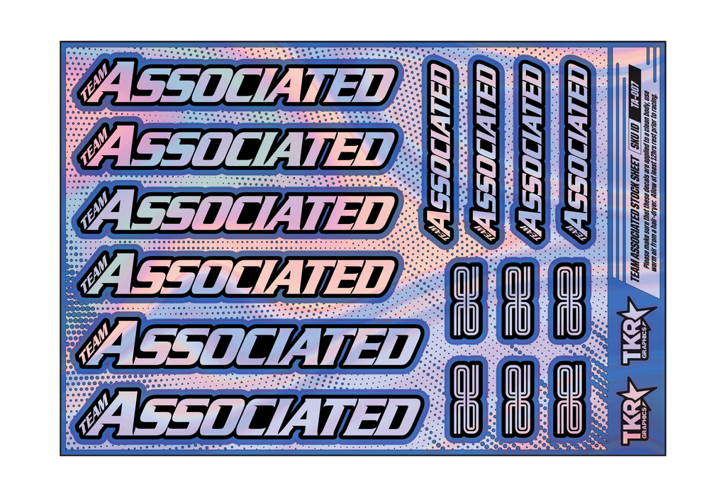 HOLOGRAPHIC TEAM ASSOCIATED A5 STOCK SHEET