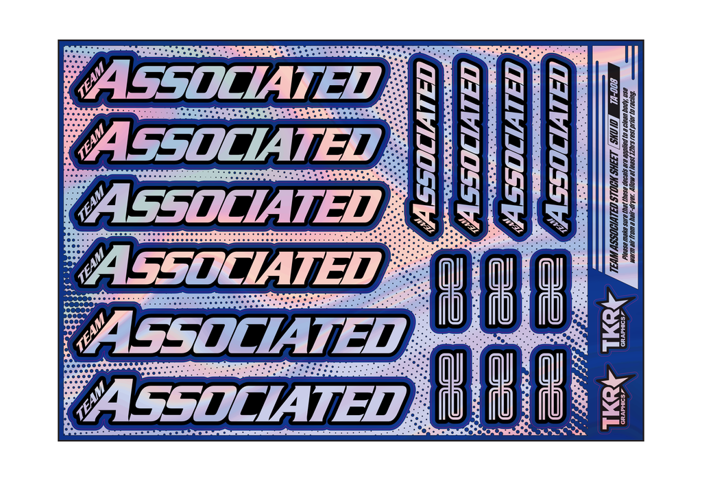 HOLOGRAPHIC TEAM ASSOCIATED A5 STOCK SHEET