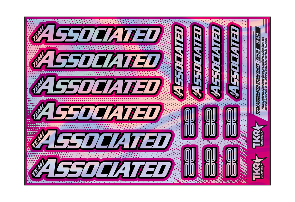 HOLOGRAPHIC TEAM ASSOCIATED A5 STOCK SHEET