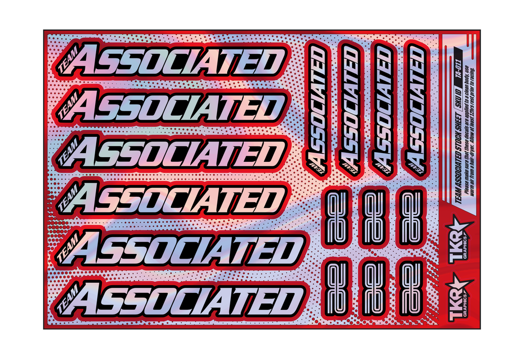 HOLOGRAPHIC TEAM ASSOCIATED A5 STOCK SHEET
