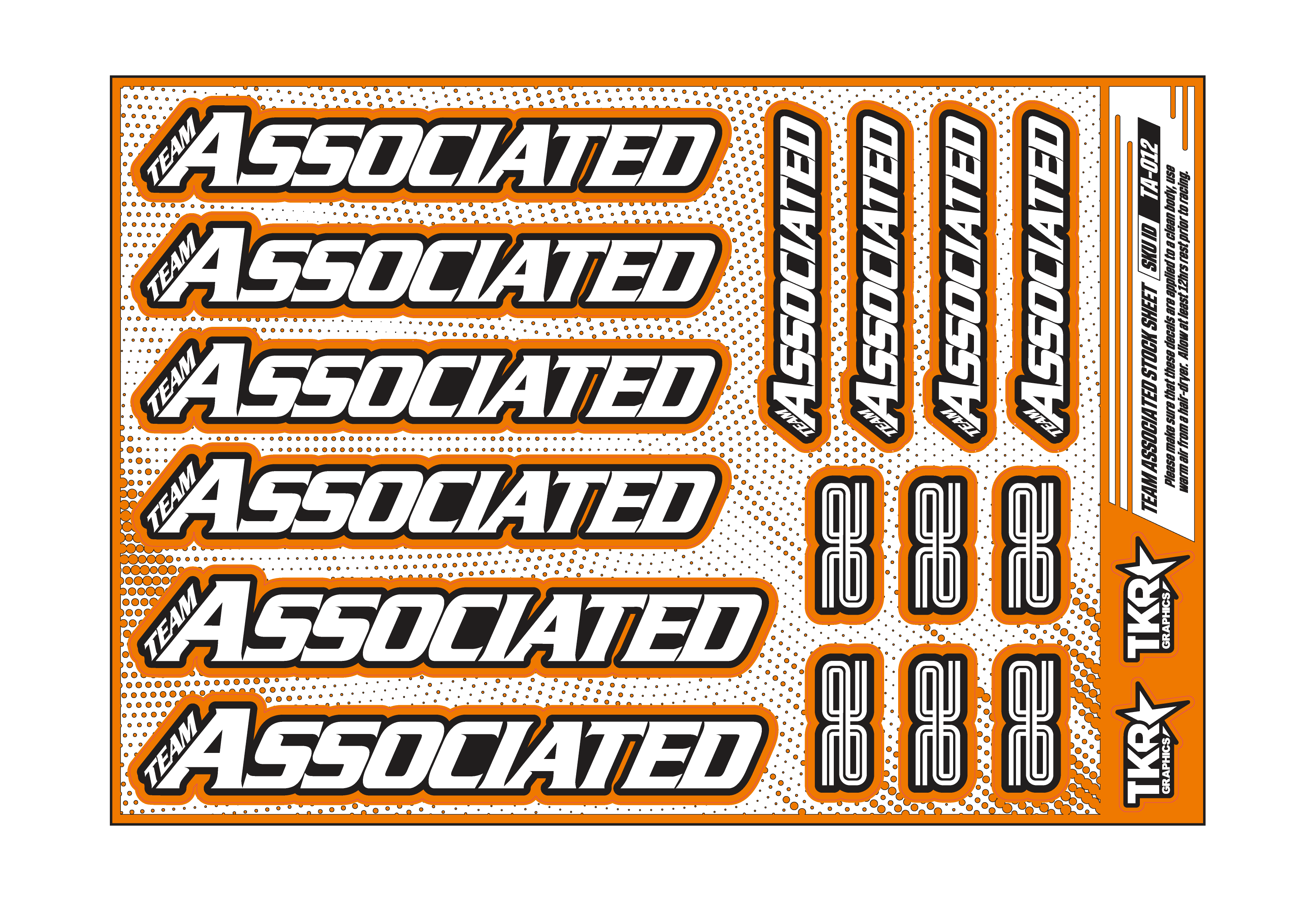 TEAM ASSOCIATED A5 STOCK SHEET