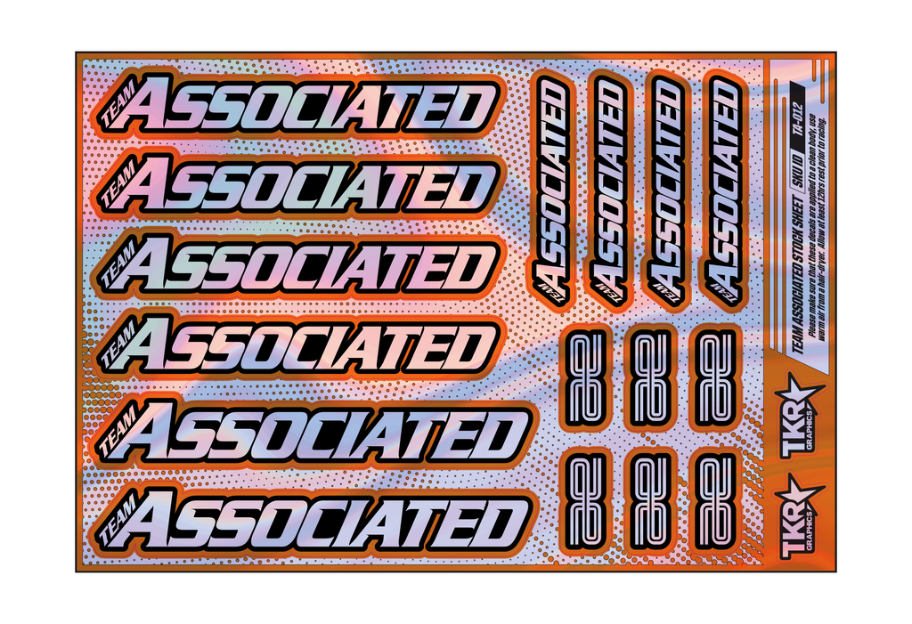 HOLOGRAPHIC TEAM ASSOCIATED A5 STOCK SHEET
