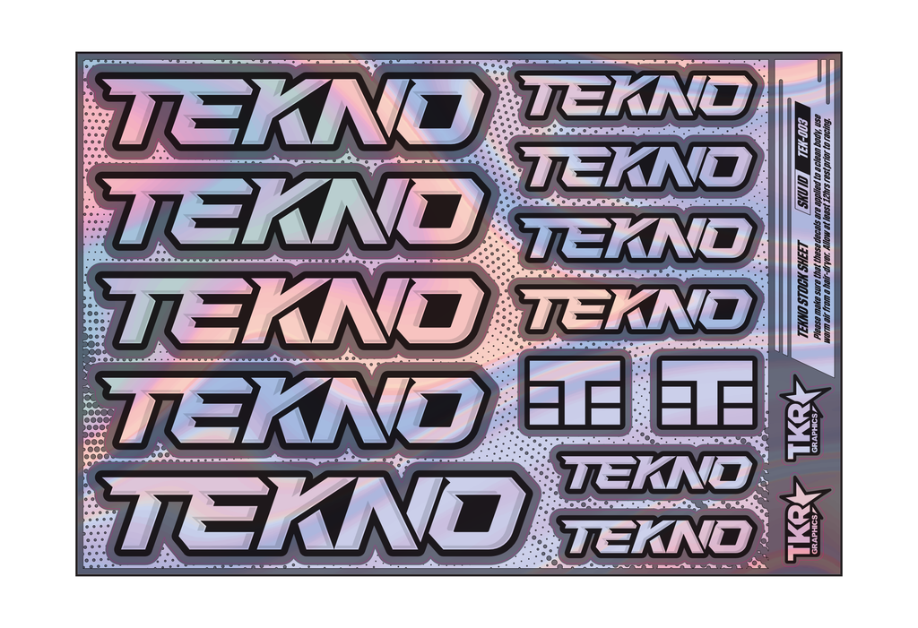 HOLOGRAPHIC TEKNO A5 STOCK SHEET