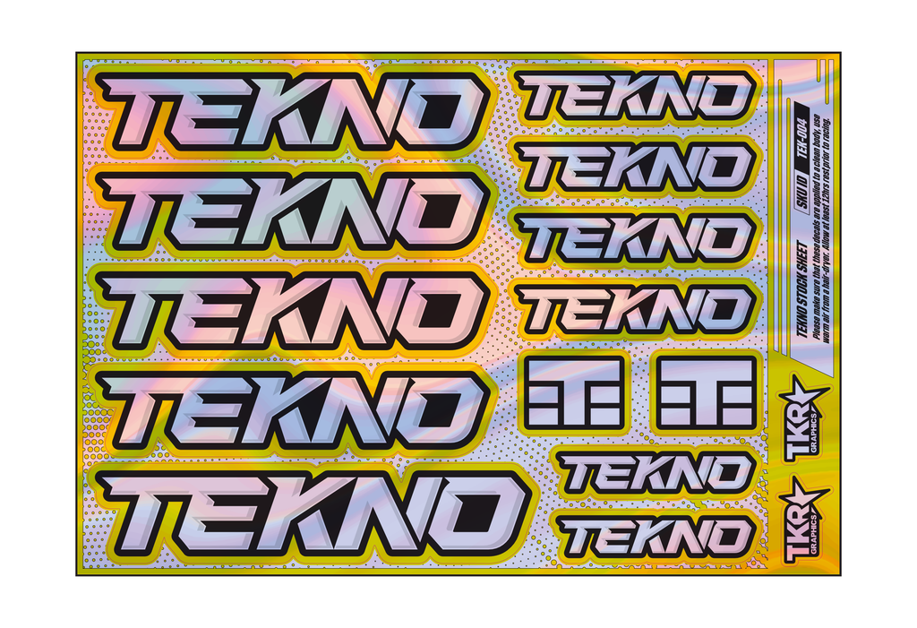 HOLOGRAPHIC TEKNO A5 STOCK SHEET