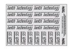 TENTH TECHNOLOGY VINTAGE A5 SHEET ON CLEAR VINYL