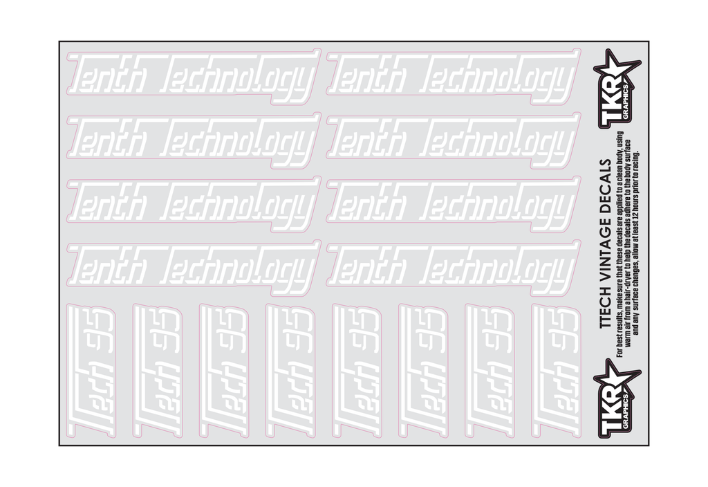 TENTH TECHNOLOGY VINTAGE A5 SHEET ON CLEAR VINYL