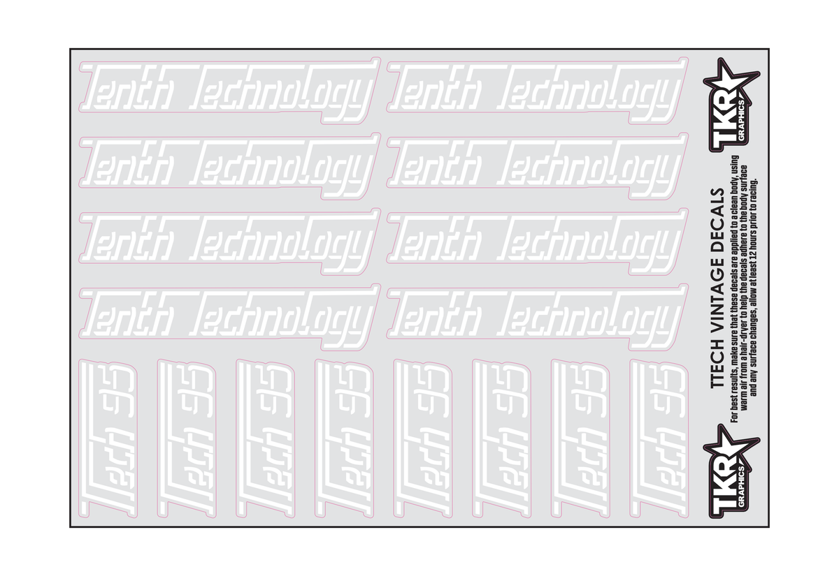 TENTH TECHNOLOGY VINTAGE A5 SHEET ON CLEAR VINYL